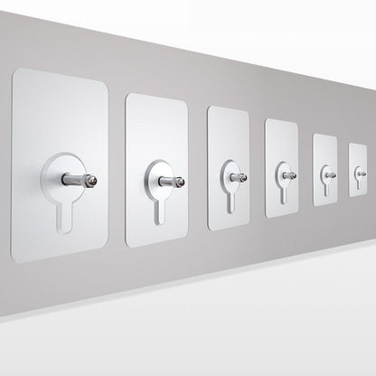 Strong Clear Sticky Wall Hooks 10-Pack