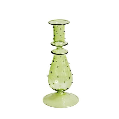 Soft Pink Glass Tea Light Holder | Home Table Decoration