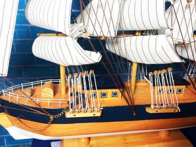 Classic Maritime Wooden Boat Decoration