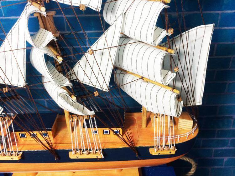 Classic Maritime Wooden Boat Decoration
