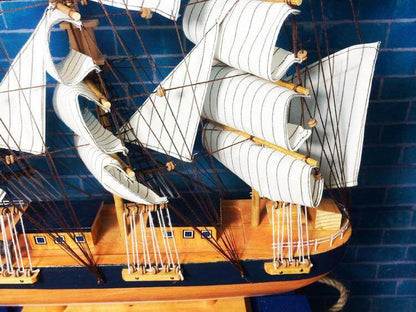 Classic Maritime Wooden Boat Decoration