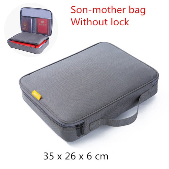 Spacious 3-Pocket Travel Organizer Bag - Fesara