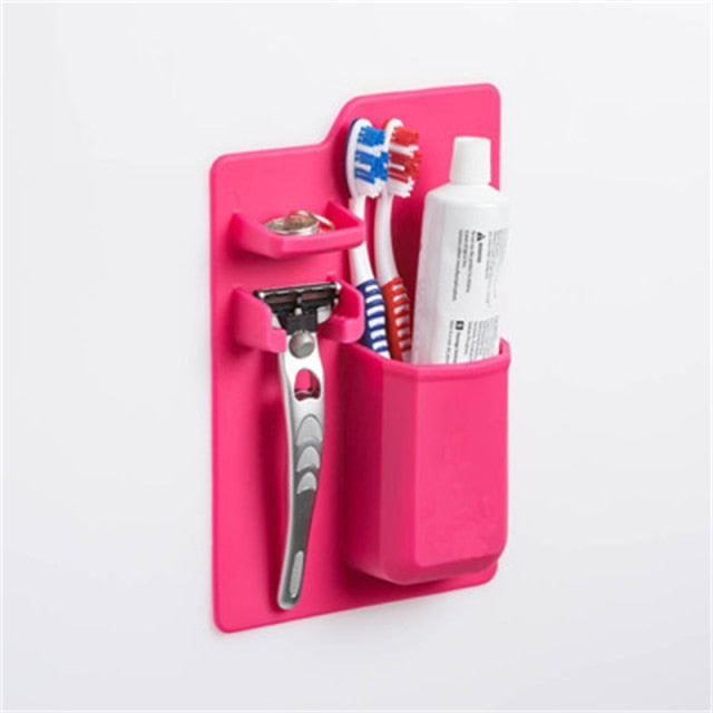 Practical Silicone Bathroom Storage Rack