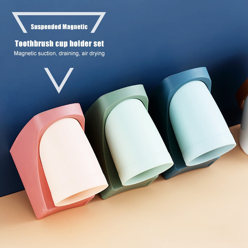Adhesive Wall Mount Toothbrush Holder