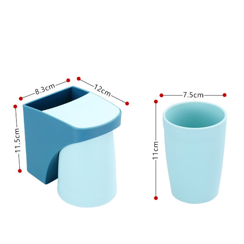 Adhesive Wall Mount Toothbrush Holder