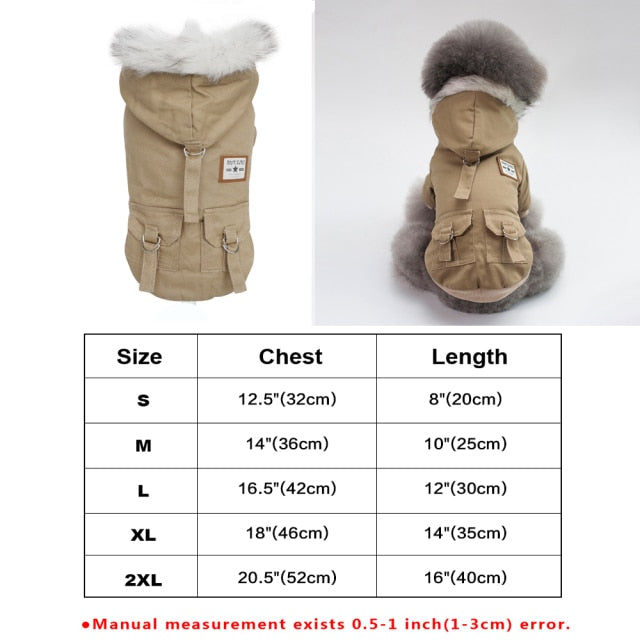 Stylish Faux Leather Dog Coat
