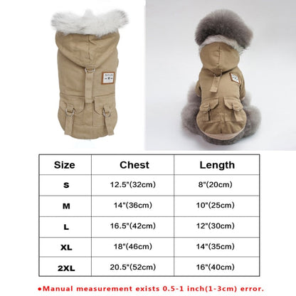 Stylish Faux Leather Dog Coat