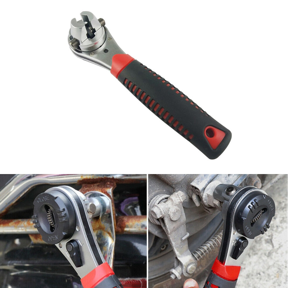 Easy Fit Adjustable Locking Ratchet Wrench Set - Fesara