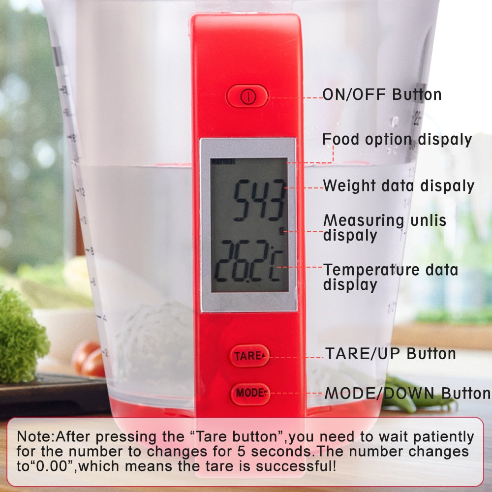 Accurate Electronic Kitchen Measuring Cup