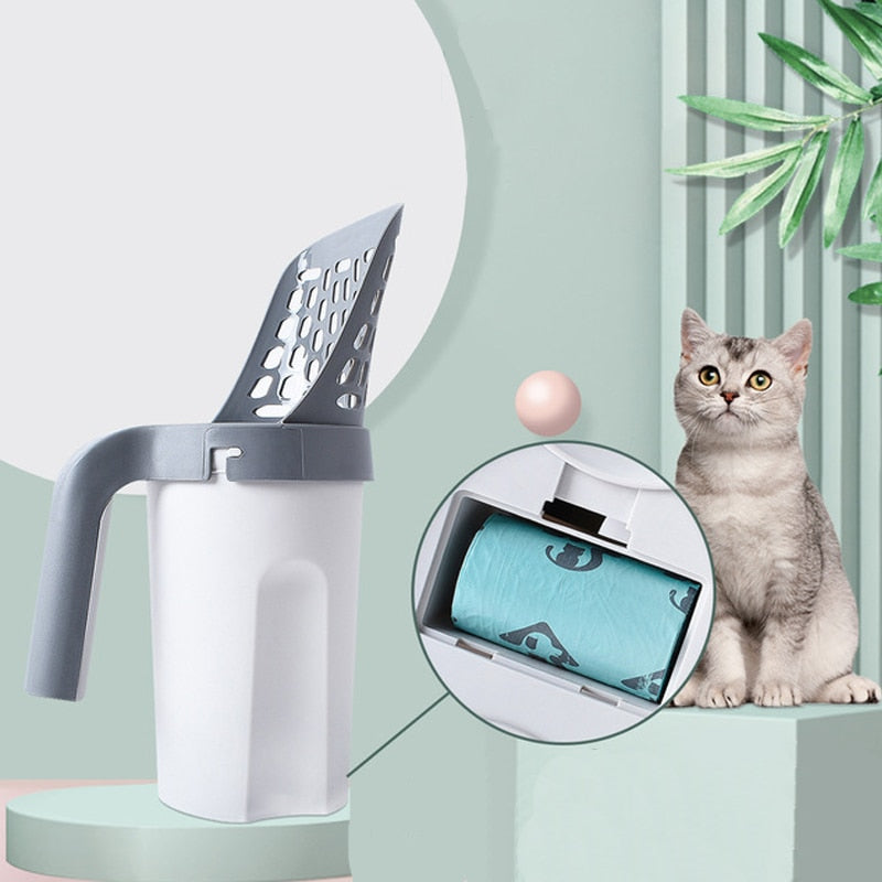 Compact Lightweight Pet Scoop Shovel - Fesara