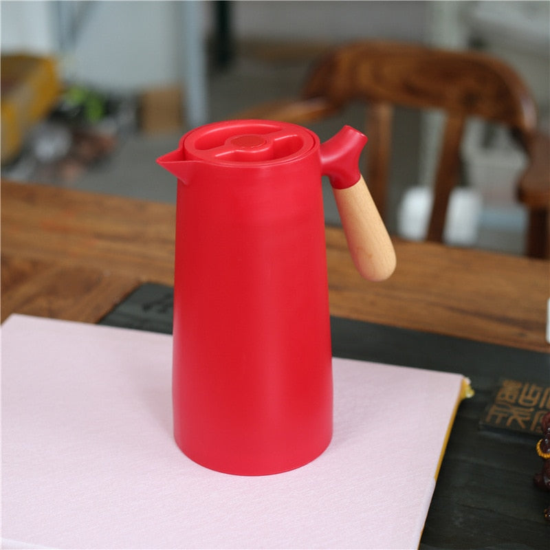 Simple Black Insulated Teapot Flask