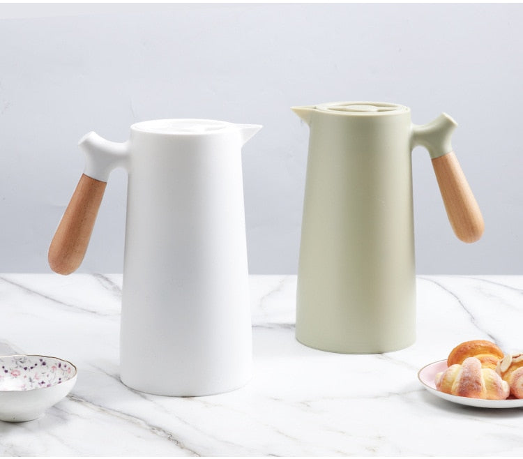 Simple Black Insulated Teapot Flask