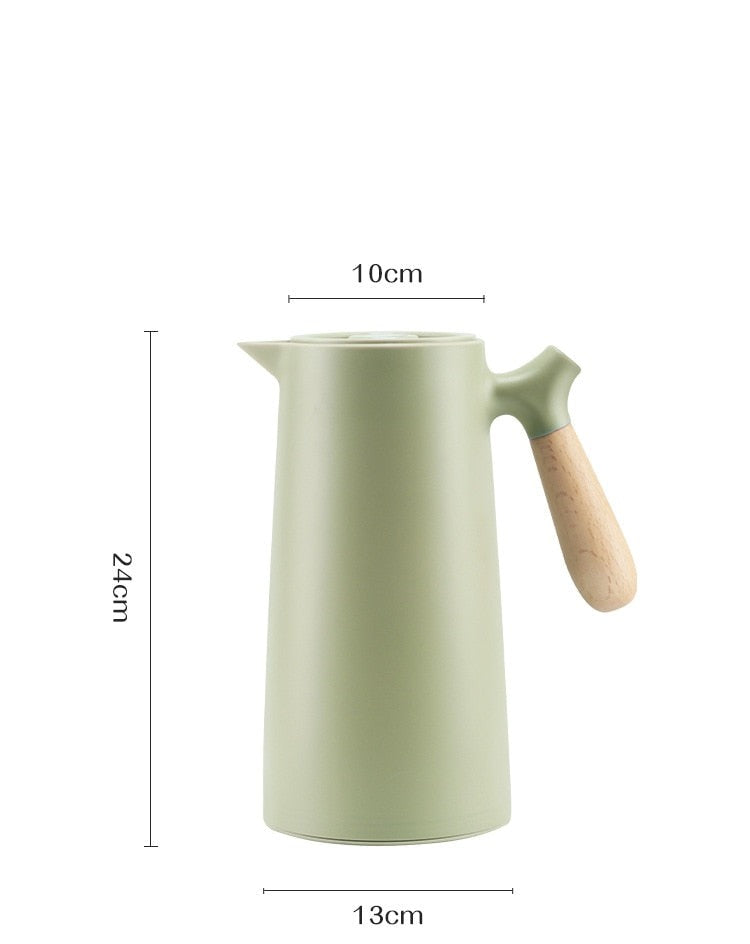 Simple Black Insulated Teapot Flask