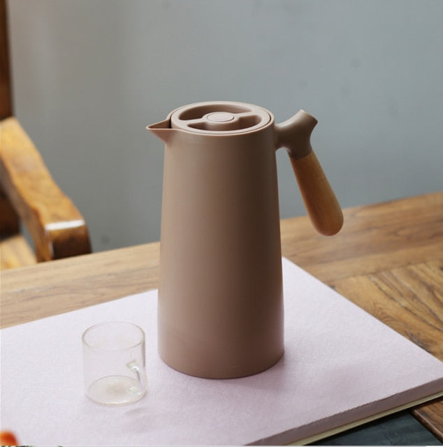 Simple Black Insulated Teapot Flask