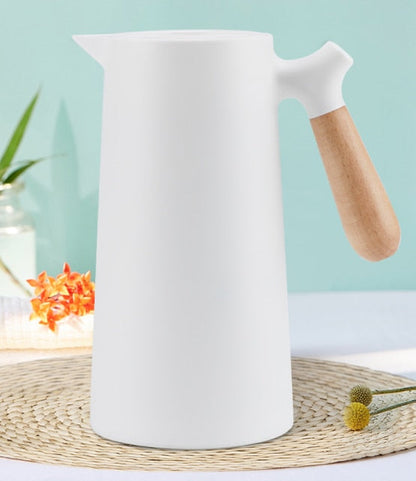 Simple Black Insulated Teapot Flask - Fesara