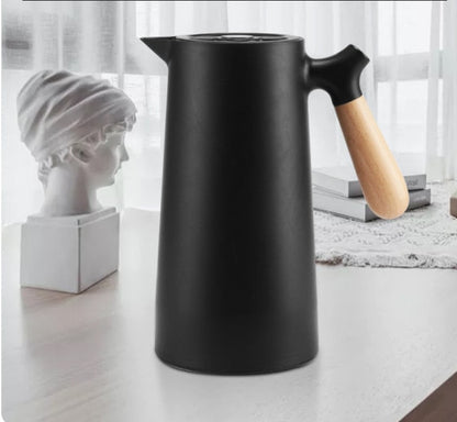 Simple Black Insulated Teapot Flask