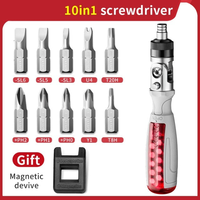 Versatile Adjustable Screwdriver Kit Set - Fesara
