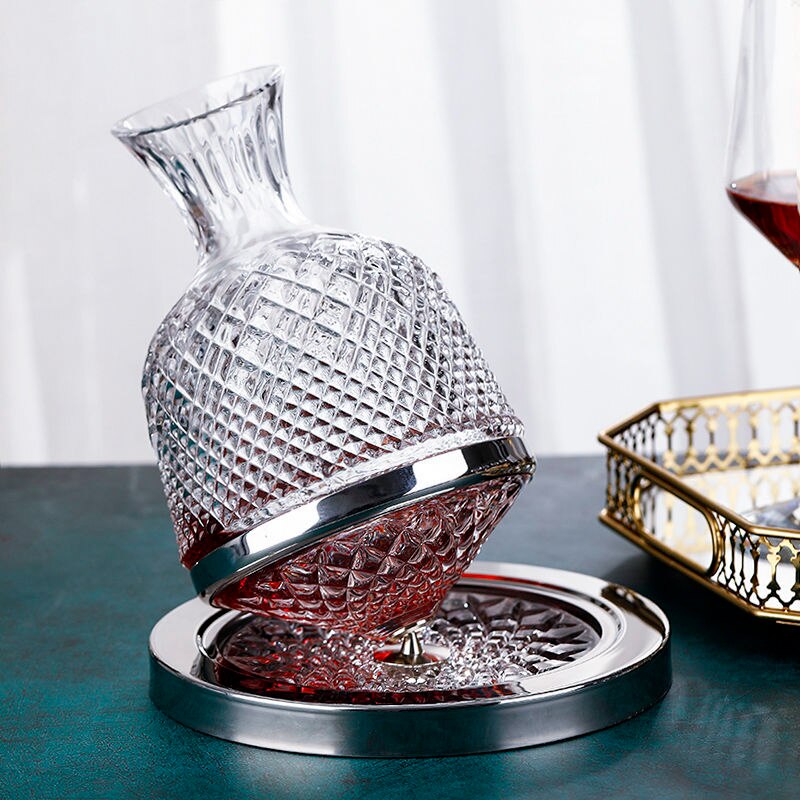Luxury Crystal Glass Wine Decanter - Fesara