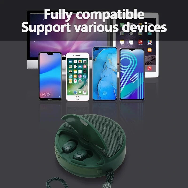 Wireless Bluetooth Earbuds Speaker Combo