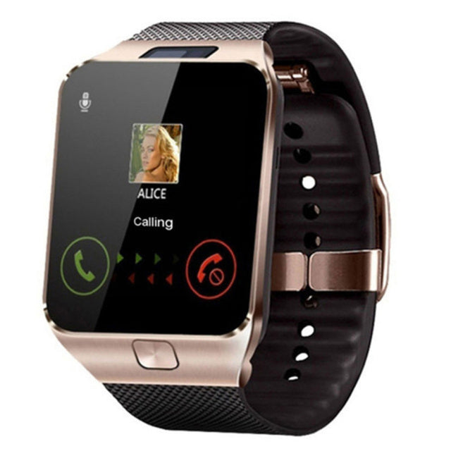 Smart Fitness Watch with SIM and Bluetooth Connectivity