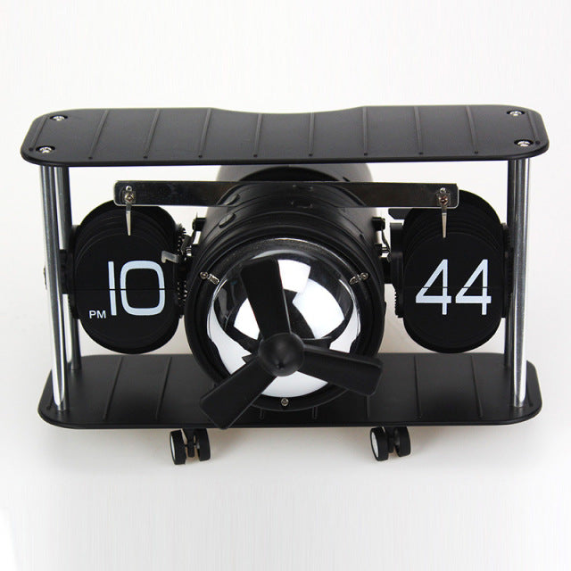 Retro Style Airplane Desk Clock - Fesara
