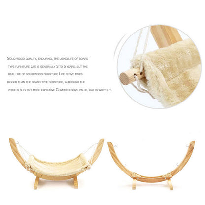Stylish Wooden Pet Hammock