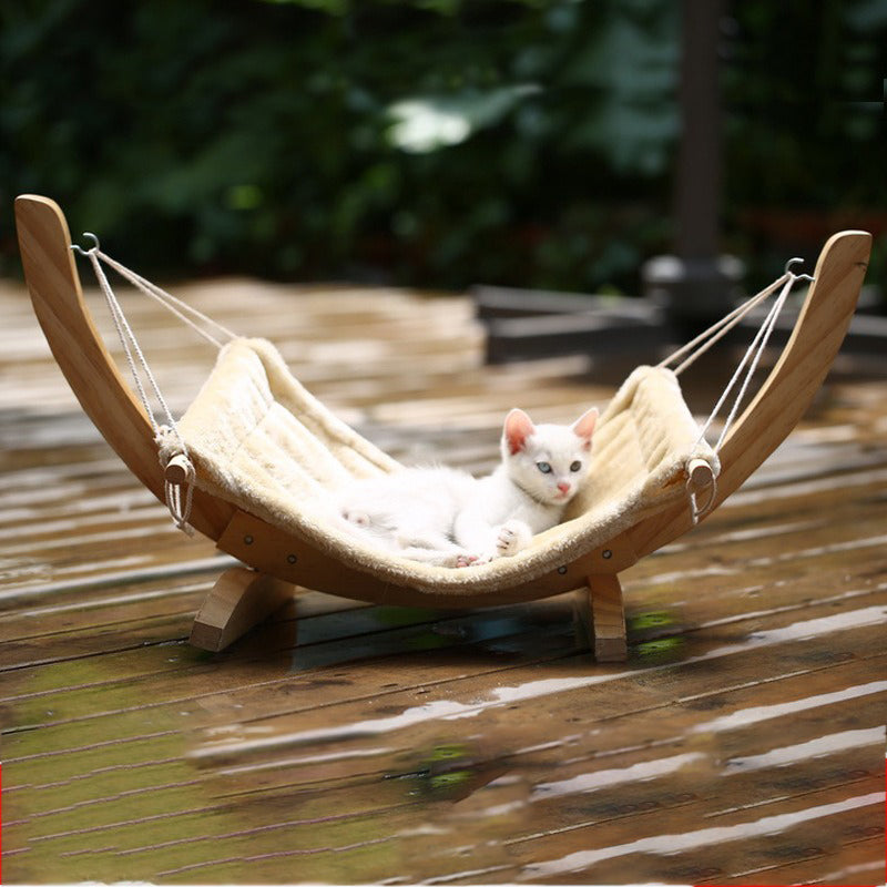 Stylish Wooden Pet Hammock
