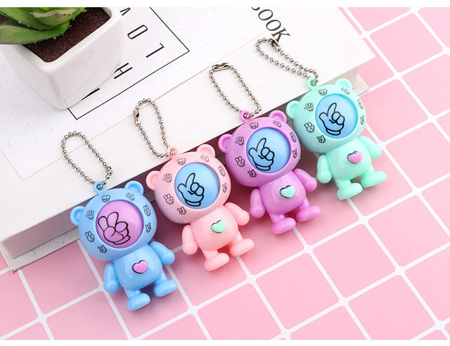 Fun Bear Toy Keychain Charm - Fesara