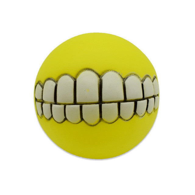 Colorful Smile Dog Rubber Chew Toys - Fesara