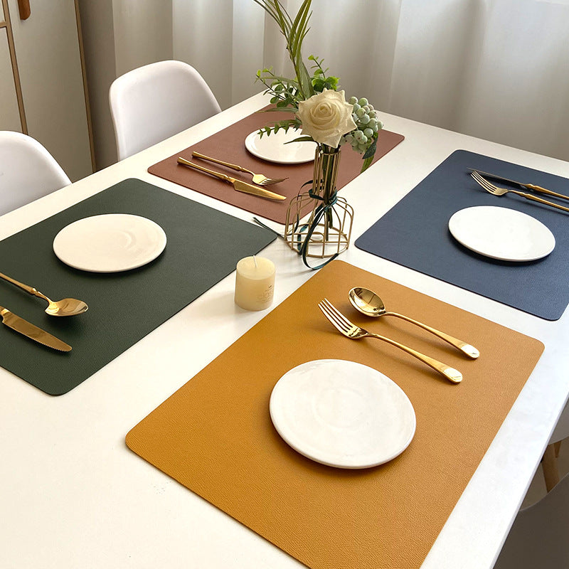 Waterproof Rectangular Table Placemats