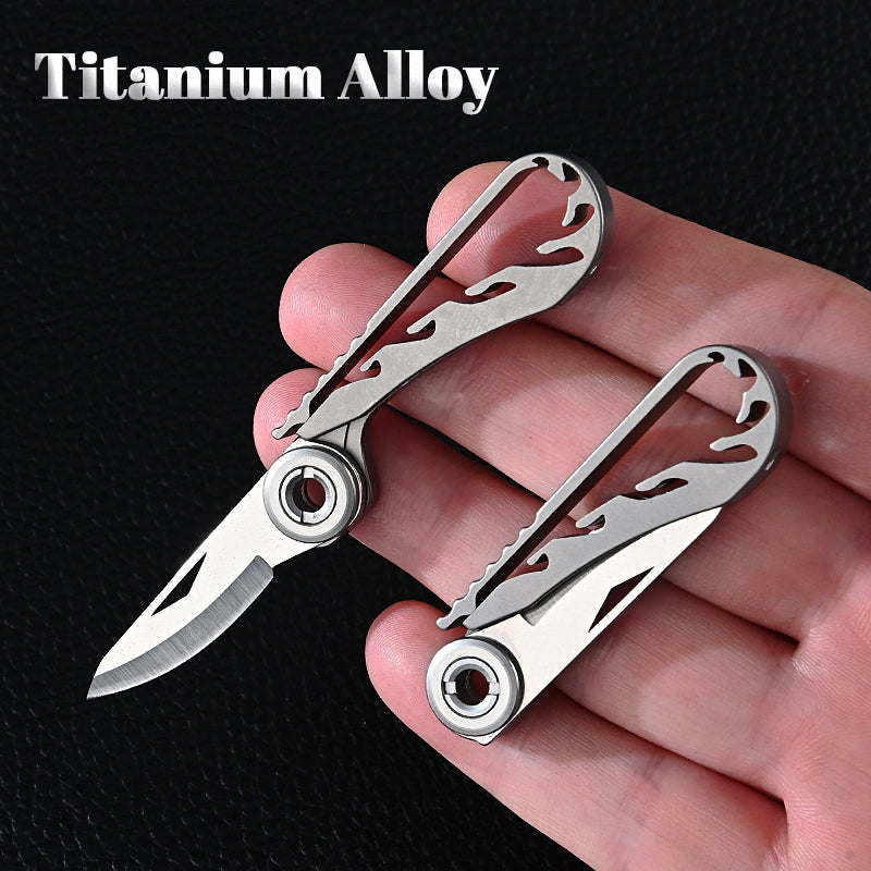 Compact Lightweight Metal Keychain Clip
