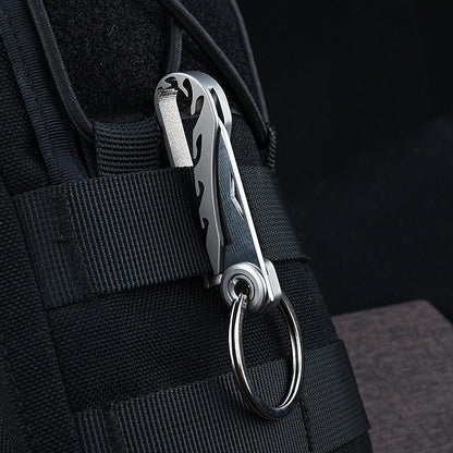 Compact Lightweight Metal Keychain Clip