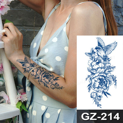 Colorful Tribal Dreamcatcher Temporary Tattoo Design