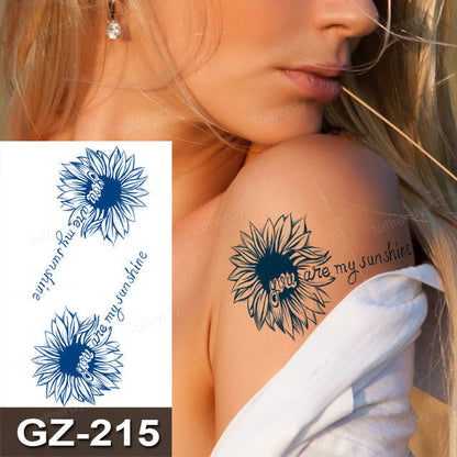 Colorful Tribal Dreamcatcher Temporary Tattoo Design