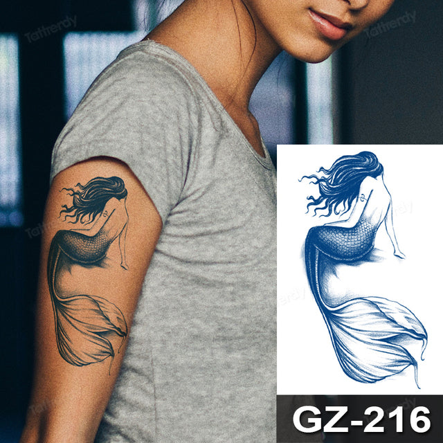 Colorful Tribal Dreamcatcher Temporary Tattoo Design