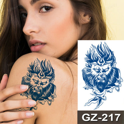 Colorful Tribal Dreamcatcher Temporary Tattoo Design