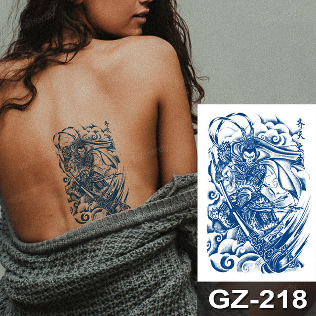 Colorful Tribal Dreamcatcher Temporary Tattoo Design