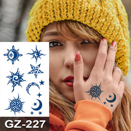 Colorful Tribal Dreamcatcher Temporary Tattoo Design