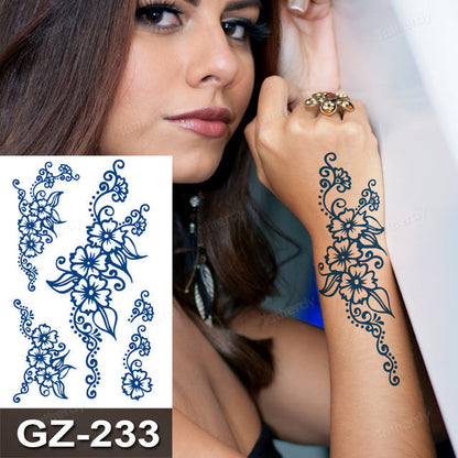 Colorful Tribal Dreamcatcher Temporary Tattoo Design