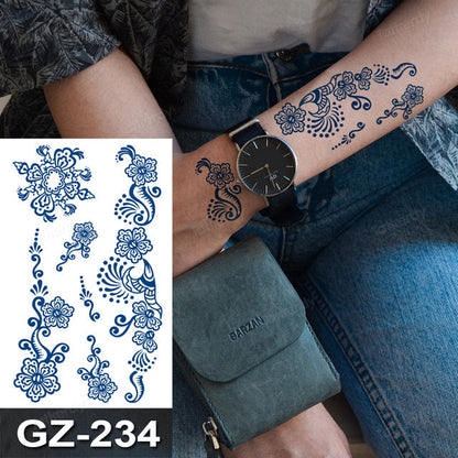 Colorful Tribal Dreamcatcher Temporary Tattoo Design