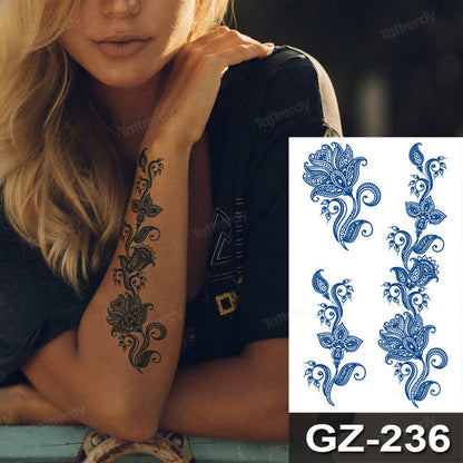 Colorful Tribal Dreamcatcher Temporary Tattoo Design