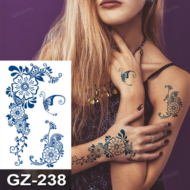 Colorful Tribal Dreamcatcher Temporary Tattoo Design