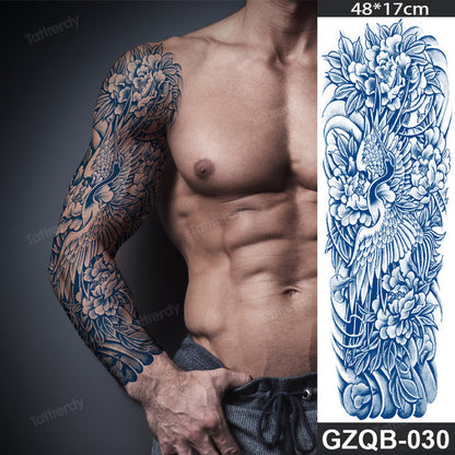 Inspirational Quote Full Sleeve Temporary Tattoo