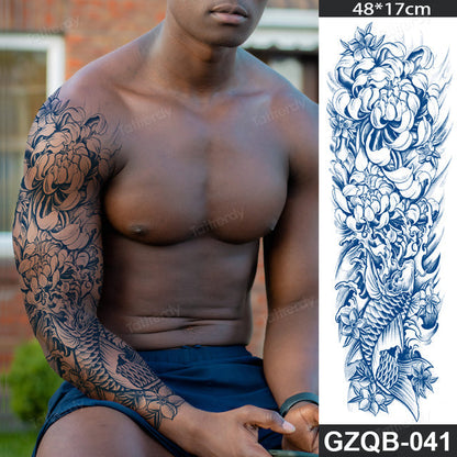 Inspirational Quote Full Sleeve Temporary Tattoo