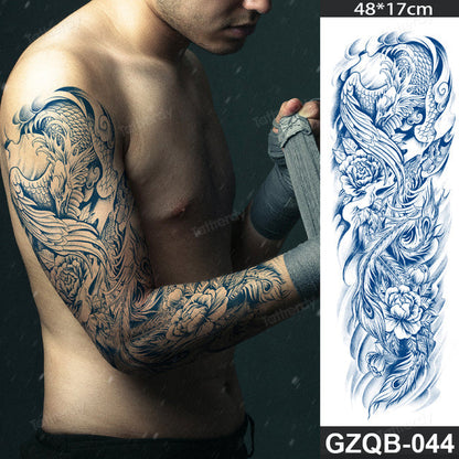 Inspirational Quote Full Sleeve Temporary Tattoo