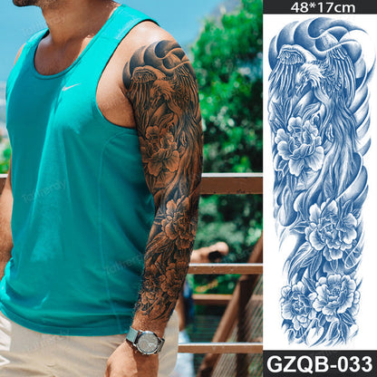 Inspirational Quote Full Sleeve Temporary Tattoo