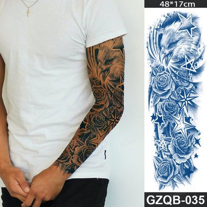 Inspirational Quote Full Sleeve Temporary Tattoo