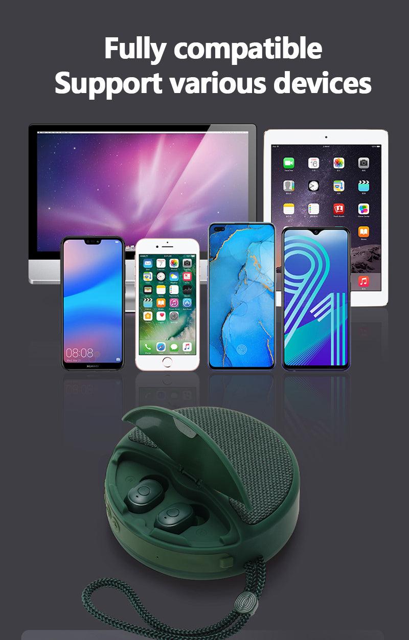 Wireless Bluetooth Earbuds Speaker Combo