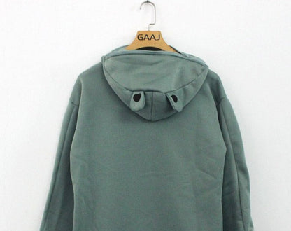 Asian Inspired Frog Long Sleeve Hooded Sweatshirt