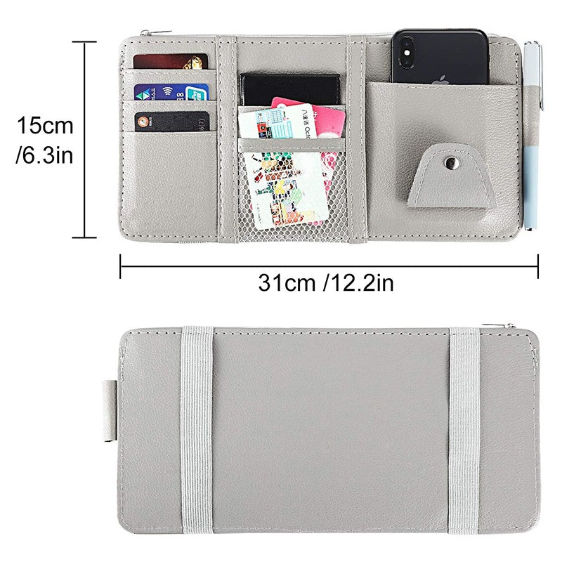 Car Premium Visor Storage Pocket